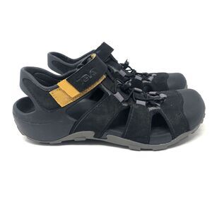 Teva Flintwood Black Hiking Sandals Mens Size 8 Outdoors Trail Water/Land Shoe